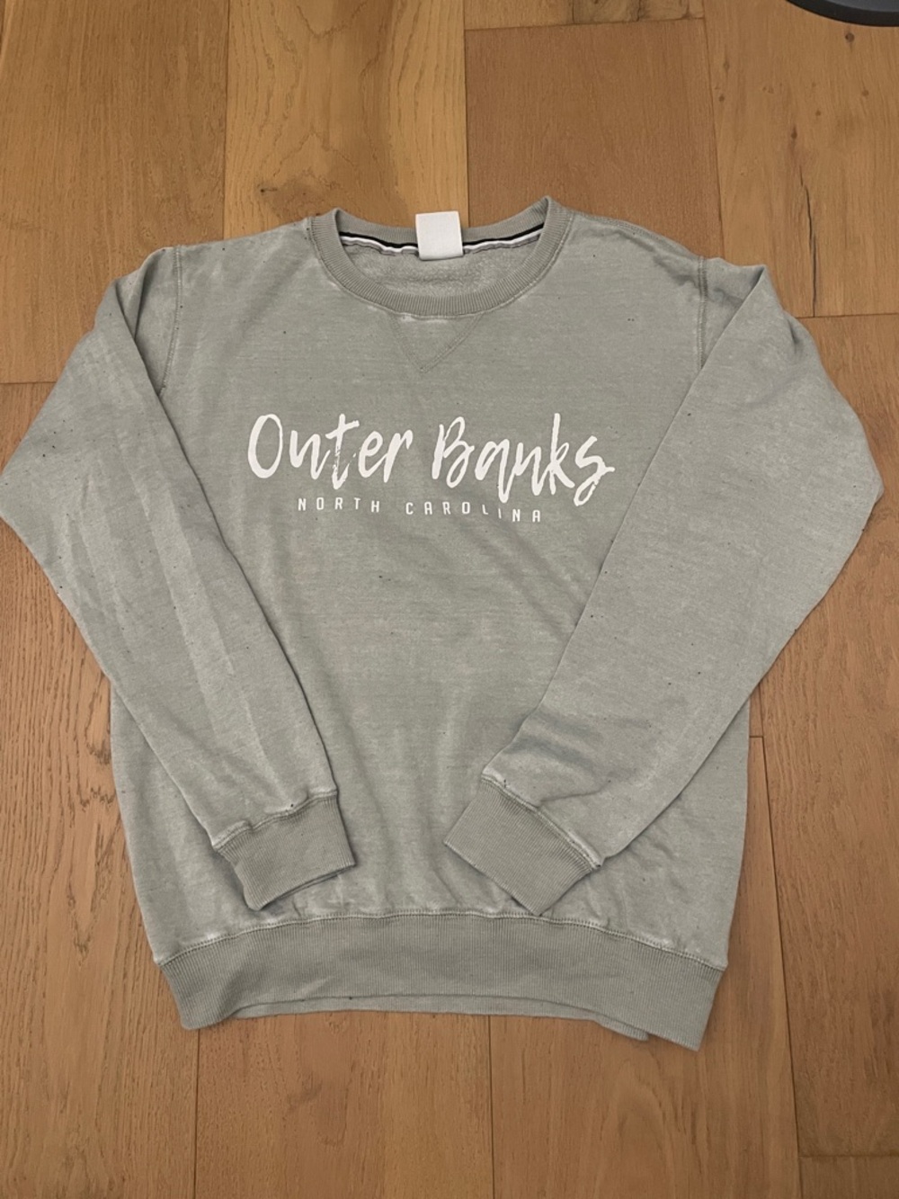 Sage Green 'Outer Banks North Carolina' Crewneck Sweatshirt